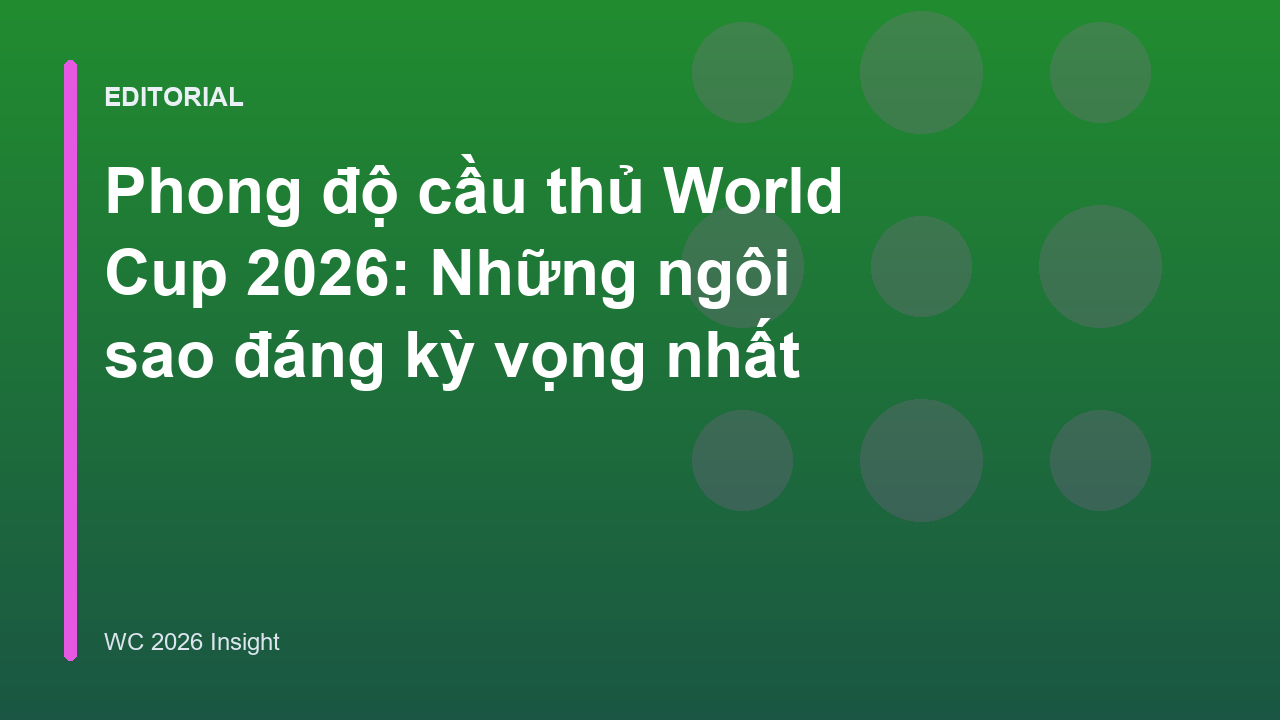 Các ngôi sao bóng đá hàng đầu chuẩn bị cho World Cup 2026